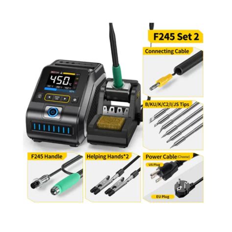 FNIRSI DWS-200 200W Soldering Station - F245 Set 2 – REES52