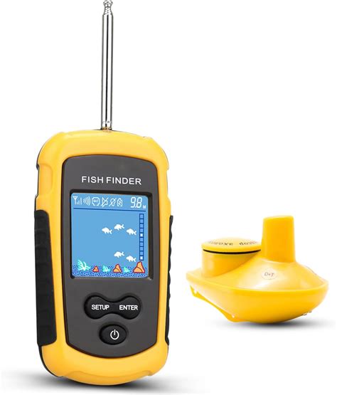 Amazon.com: Atibin Portable Kayak Depth Finder Fishing Wireless ...