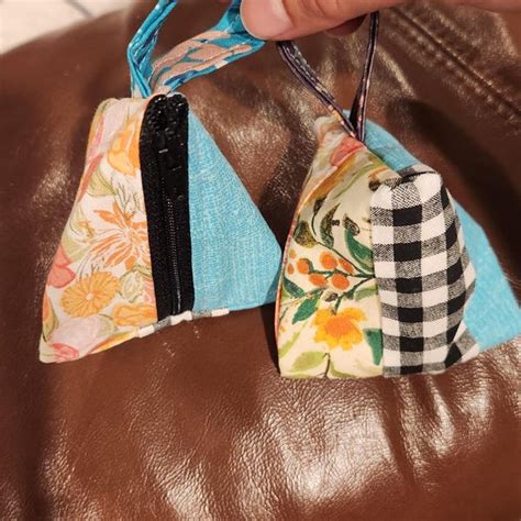 Image result for Triangle Pouch Pattern