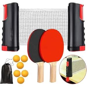 Buy Morex Table Tennis Set – Retractable Table Tennis Net, 2 Premium ...