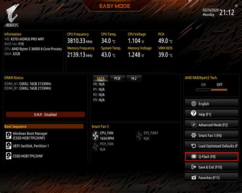 Bios update for gigabyte motherboard - psadostation