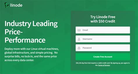 Image result for Linode Sign Up