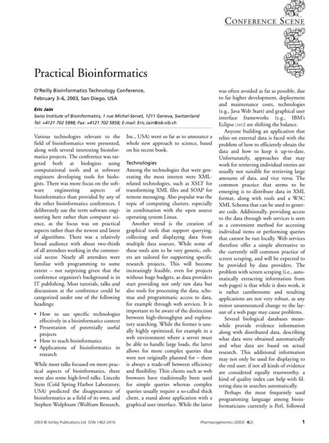 Image result for Bioinformatics Practical