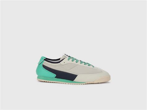 Men PU Mesh Colorblocked Sneakers – United Colors of Benetton Store