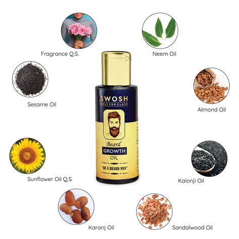 Buy Swosh Beard Growth Oil 50 ml online - Cureka