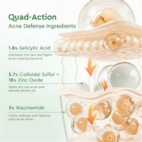 Glad2Glow Acne Drying Lotion Calms Acne Treatment Salicylic Acid Pimple ...