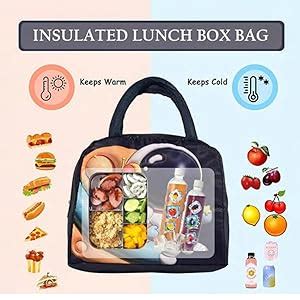 Crackles Cartoon Print Insulated Lunch Box Bag | Men Women and Kids ...