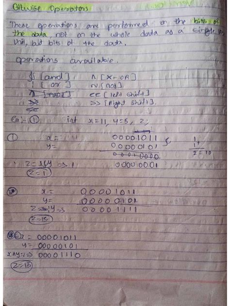 Image result for Bitwise Operators Problems in C