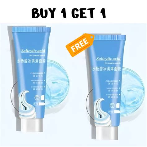 🔥🔥Acne Removal Salicylic Acid Ice Cream Mask (Pack Of 2)🔥🔥For Both Men ...