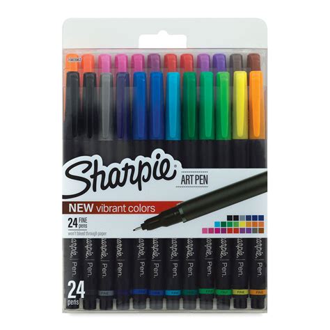 Sharpie Felt Tip Pens - Assorted Colors, Set of 24, Color: Multicolor ...