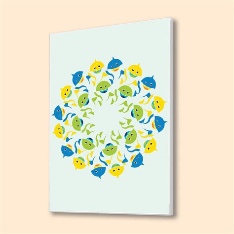 Colorful Fish Design Canvas Art Canvas Wall Painting – Nestroots