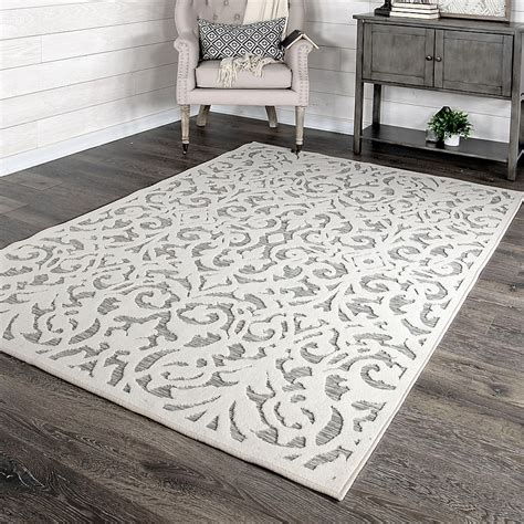 Orian Rugs My Texas House Lady Bird 7 X 10 (ft) Natural/Gray Indoor ...