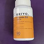 Briyosis Briyo Vitamin D3 2000 IU - 90 Softgels - For Bone Health ...