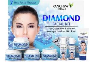 panchvati Diamond Facial Kit, Ultimate Glow, Purification & Exfoliation ...