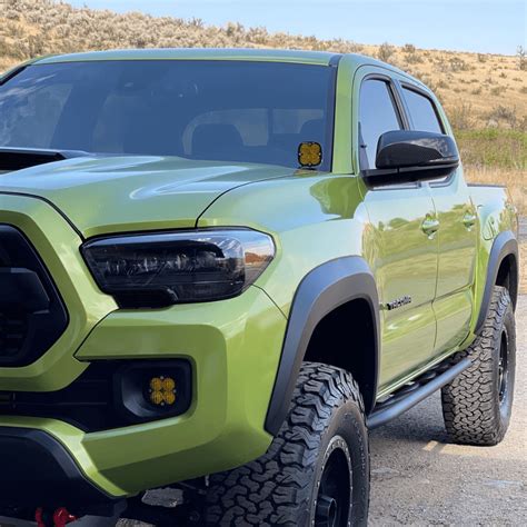 Toyota Tacoma Short Bed Matte Black Gas Door Cover Adhesive 2016-2023 ...