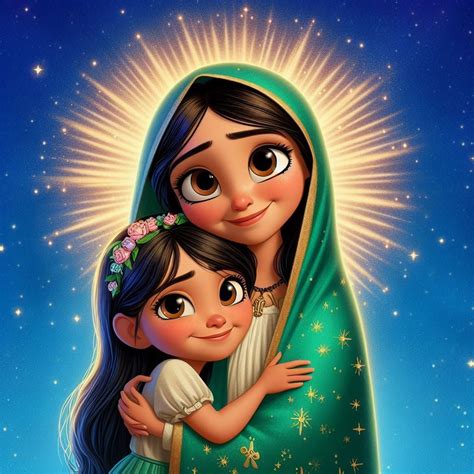 Pin de annygarcia en CATEQUESIS | Virgencita de guadalupe caricatura ...