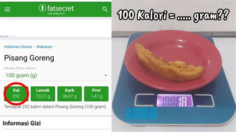 kalori pisang goreng