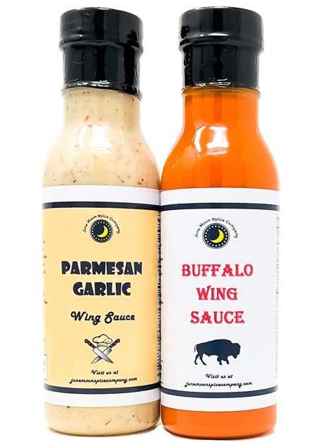 Amazon.com : Premium | CHICKEN WING SAUCE | Variety 2 Pack | Buffalo ...
