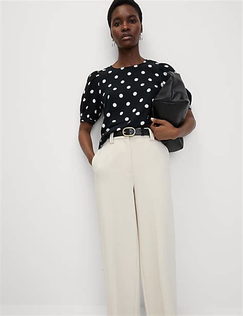 Buy Printed Puff Sleeve Blouse at Marks & Spencer