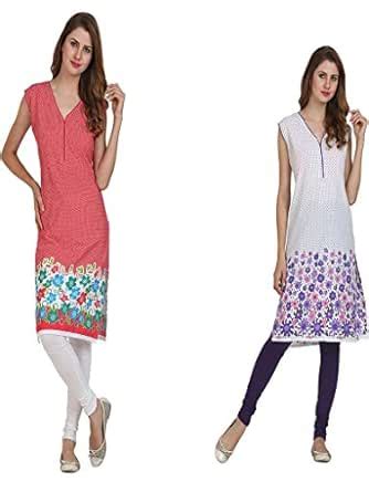 Buy Miavii Cotton Printed Kurti -Pack of 2 at Amazon.in