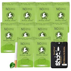 Buy ROYAL SWAG Ayurvedic & Herbal Cigarettes 100% Tobacco-free and ...