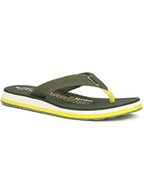 Bata Mens Casual Slipper Orthosoft Men In Green : Amazon.in: Fashion