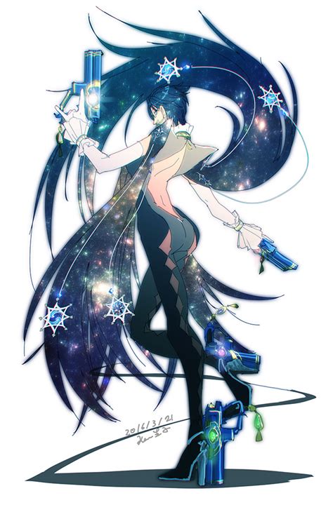 Safebooru - 1girl artist name back bayonetta bayonetta (character ...