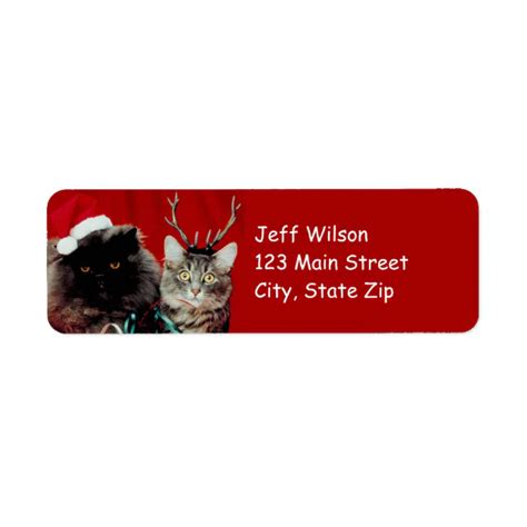 Christmas Return Address Labels | Zazzle