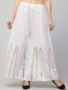 Trend Level Flared Women White Trousers - Buy Trend Level Flared Women ...