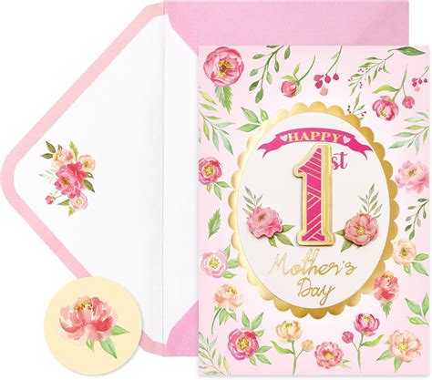 Amazon.com : FaCraft Happy First Mothers Day Cards for Mom Mother Wife ...