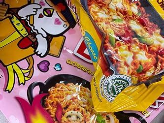 Samyang Hot Chicken Buldak Carbonara Noodles, 130 grams : Amazon.in ...