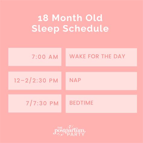 18 Month Old Sleep Schedule (Naps & Bedtime)