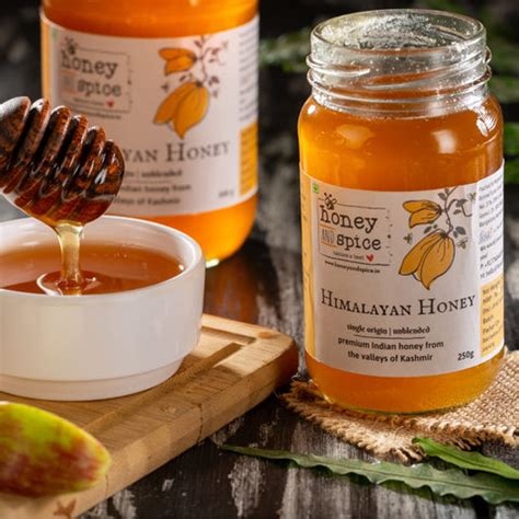 Himalayan Wild Honey(500 gm) & Kashmiri Himalayan Honey(500gm) Combo ...