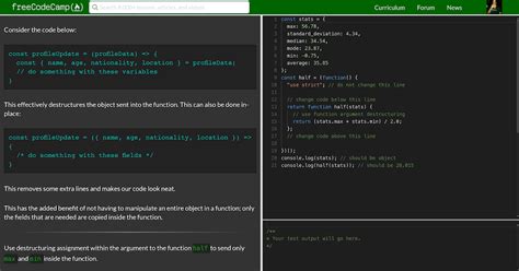Use Destructuring Assignment to Pass an Object as a Functions Parameters 的图像结果