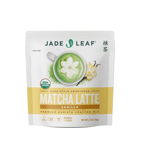 Jade Leaf Organic Matcha Latte Mix Us Vanilla