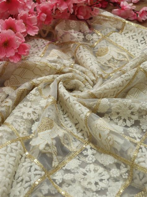 Dyeable Trendy Net Fabric: Enhance Your Style with 1 Mtr of Versatile ...