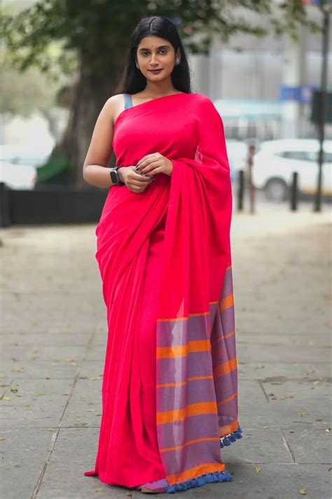 Merak Acrylic Cotton Sarees - I Love Sarees