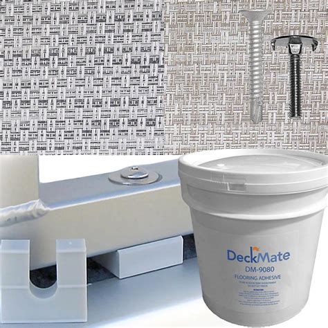 DeckMate Woven Vinyl Pontoon Flooring Kit – Boat Seats