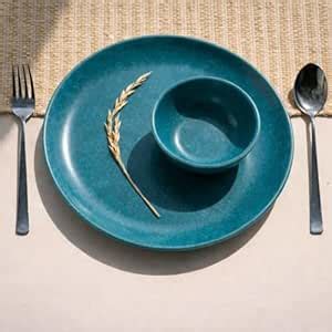 Ameya Rice Husk Crockery Collection | 12-Piece Dinner Set of 6 ...