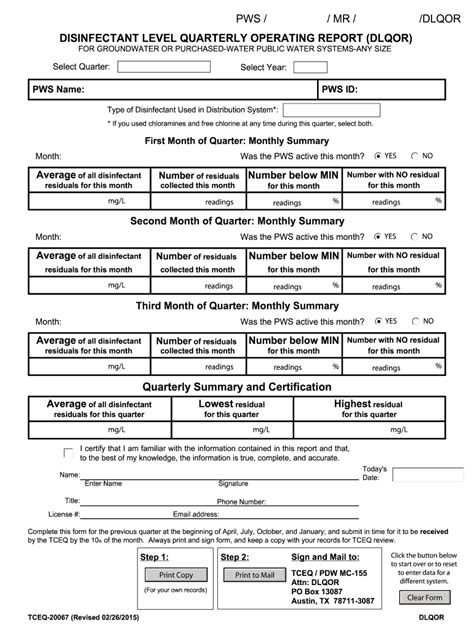 2015-2026 Form TX TCEQ-20067 - Blank Fillable Template | Fill Out ...