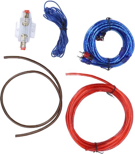 Amplifier Power Wire Kit Set Installation Wiring Amp Ground Line For ...