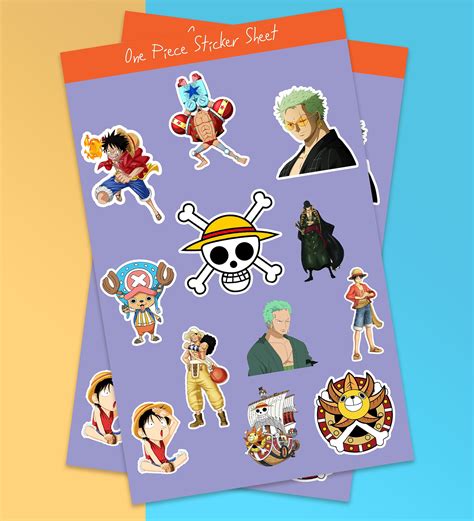 One Piece Sticker Sheet – Peeekaboo