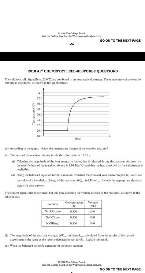 Thermo Chem FRQ (How do you find Delta H?) : r/APStudents