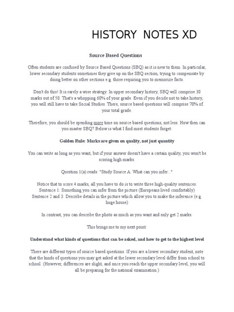 Image result for How to Answer History Source Based Questions