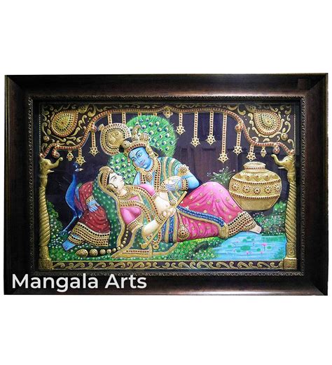 Buy Online 3D Triple emboss tanjore paintings. | Mangala Arts