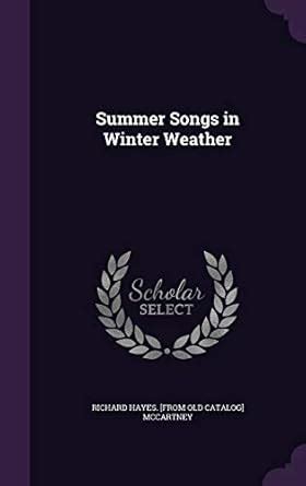 Buy Summer Songs in Winter Weather Book Online at Low Prices in India ...