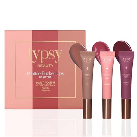 Buy Typsy Beauty Pout & Polish Lip Balm Kit Trio | Hydrating with ...
