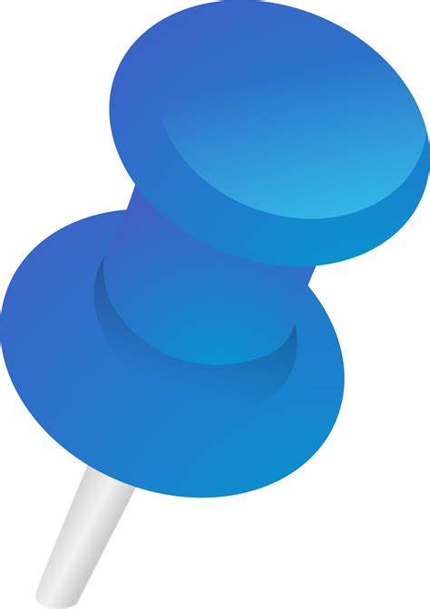 Blue Push Pin 13869672 PNG