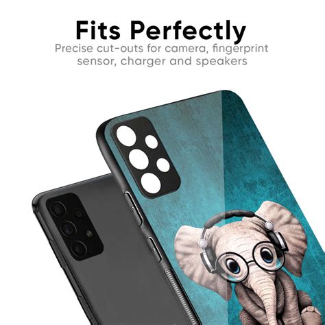 Adorable Baby Elephant Samsung Galaxy S22 Ultra 5G Glass Back Cover ...