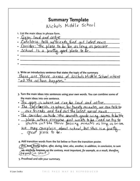 Image result for Summary Writing Examples